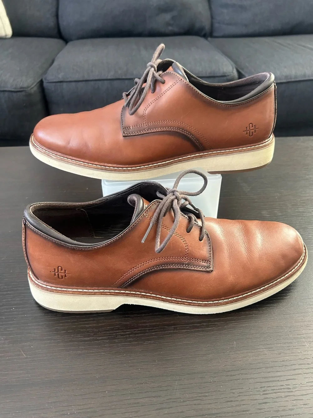 Cole Haan men’s American classic Oxford Brown Leather Derby Shoes